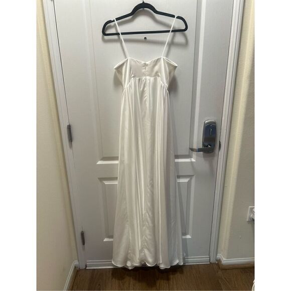 Fame and Partners The Ambrose Maxi Dress in White Bridal Dress size 2 (XS) - Picture 7 of 10
